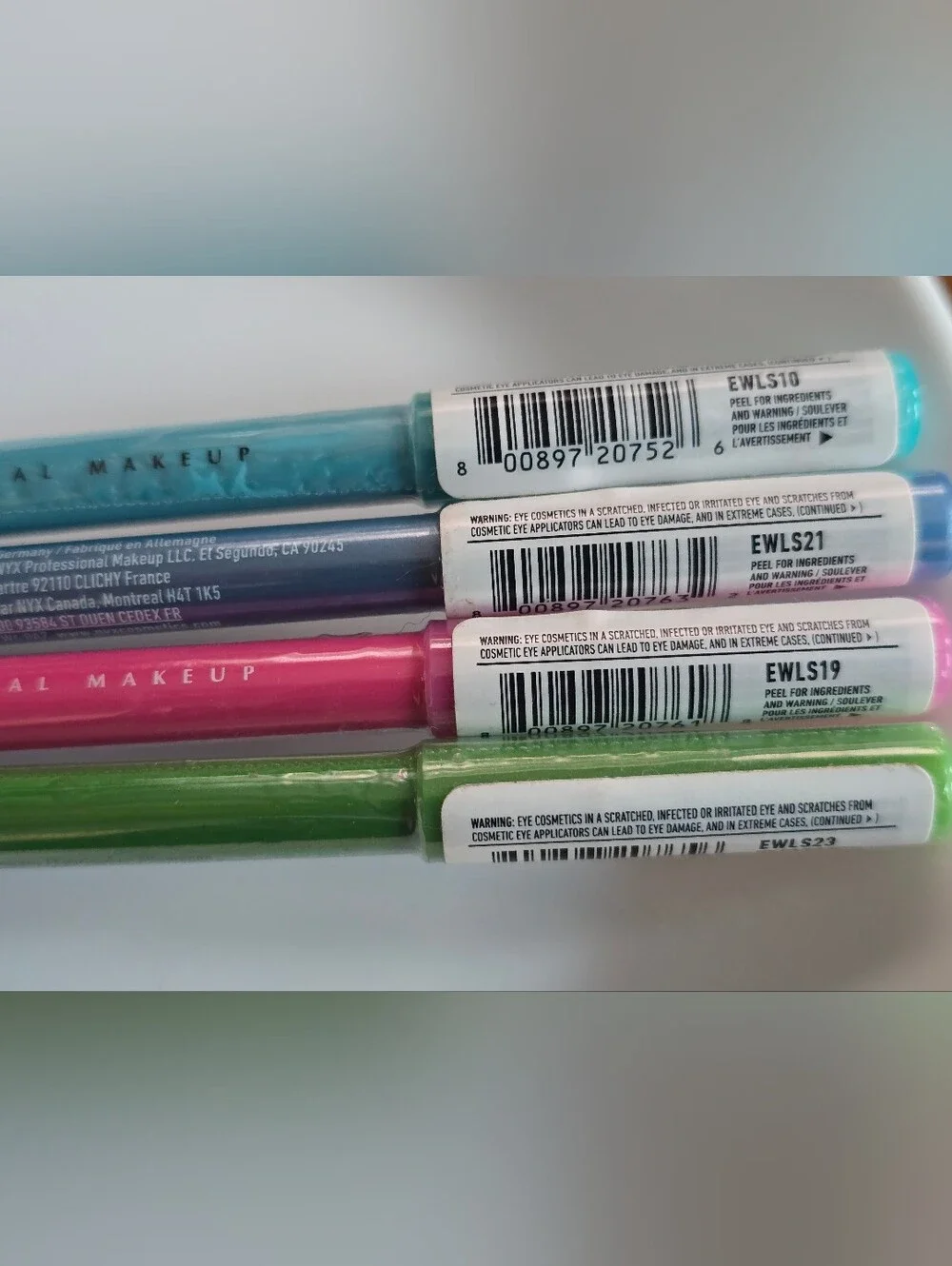 4 NYX Epic Wear Waterproof Eyeliner Stick